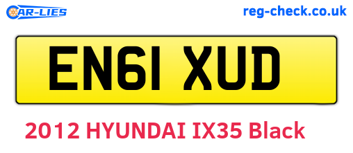 EN61XUD are the vehicle registration plates.