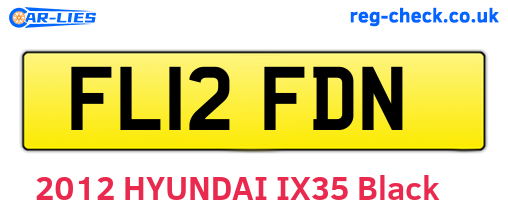FL12FDN are the vehicle registration plates.