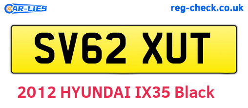 SV62XUT are the vehicle registration plates.