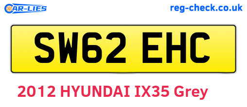 SW62EHC are the vehicle registration plates.