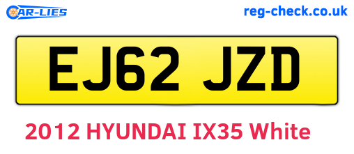 EJ62JZD are the vehicle registration plates.