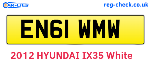 EN61WMW are the vehicle registration plates.