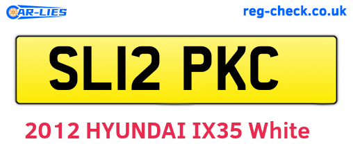 SL12PKC are the vehicle registration plates.