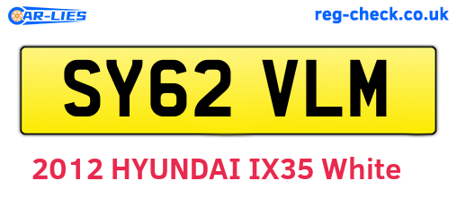 SY62VLM are the vehicle registration plates.