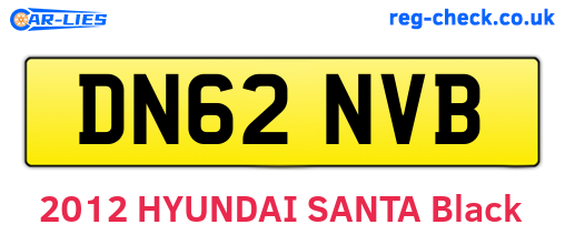 DN62NVB are the vehicle registration plates.
