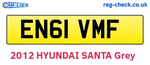 EN61VMF are the vehicle registration plates.