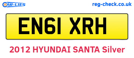 EN61XRH are the vehicle registration plates.