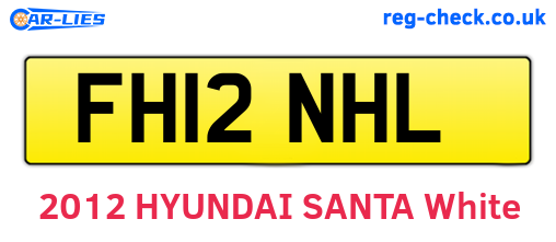 FH12NHL are the vehicle registration plates.