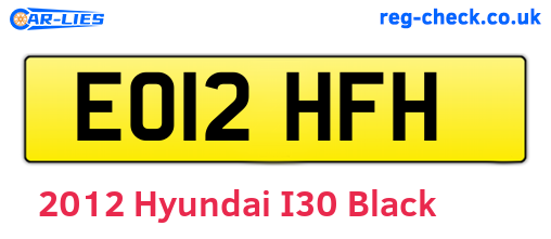 Black 2012 Hyundai I30 (EO12HFH)