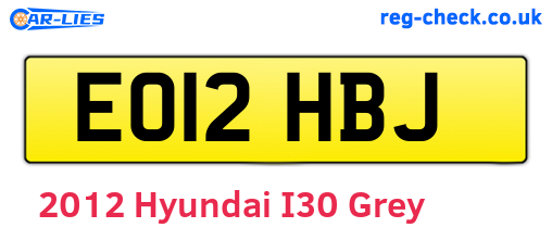 Grey 2012 Hyundai I30 (EO12HBJ)