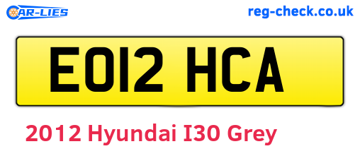 Grey 2012 Hyundai I30 (EO12HCA)