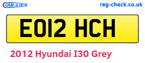 Grey 2012 Hyundai I30 (EO12HCH)