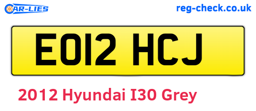 Grey 2012 Hyundai I30 (EO12HCJ)