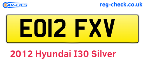 Silver 2012 Hyundai I30 (EO12FXV)