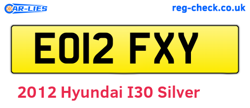 Silver 2012 Hyundai I30 (EO12FXY)