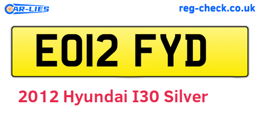 Silver 2012 Hyundai I30 (EO12FYD)