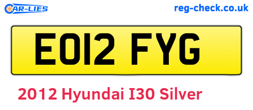 Silver 2012 Hyundai I30 (EO12FYG)