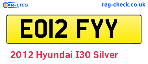 Silver 2012 Hyundai I30 (EO12FYY)