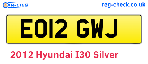 Silver 2012 Hyundai I30 (EO12GWJ)