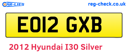 Silver 2012 Hyundai I30 (EO12GXB)
