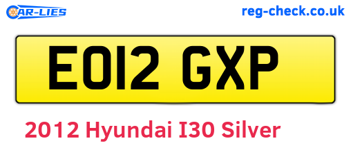 Silver 2012 Hyundai I30 (EO12GXP)