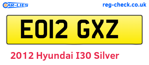 Silver 2012 Hyundai I30 (EO12GXZ)