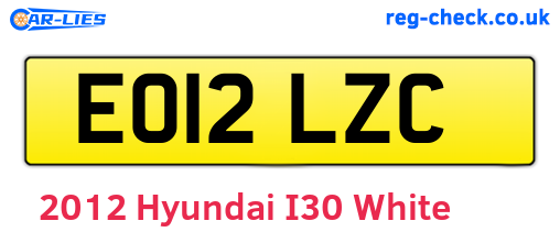 White 2012 Hyundai I30 (EO12LZC)