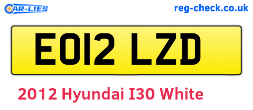 White 2012 Hyundai I30 (EO12LZD)
