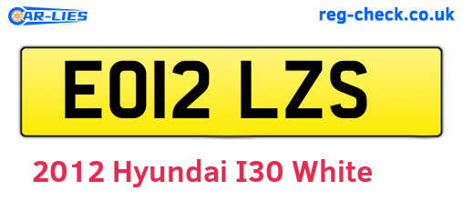 White 2012 Hyundai I30 (EO12LZS)
