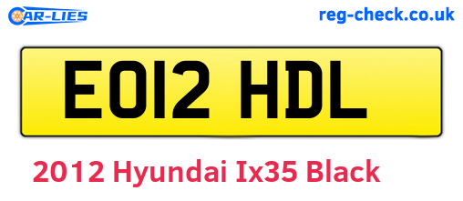 Black 2012 Hyundai Ix35 (EO12HDL)