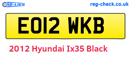 Black 2012 Hyundai Ix35 (EO12WKB)
