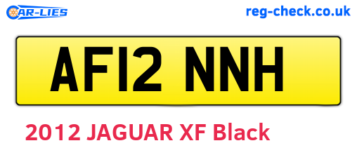 AF12NNH are the vehicle registration plates.