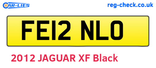 FE12NLO are the vehicle registration plates.