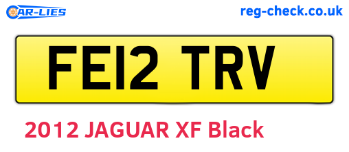 FE12TRV are the vehicle registration plates.