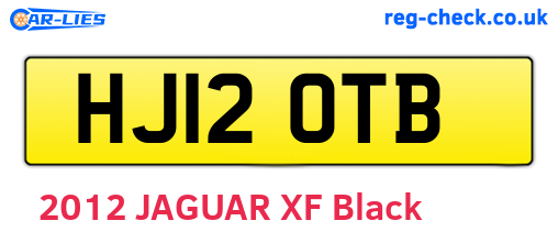 HJ12OTB are the vehicle registration plates.