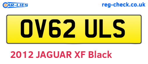 OV62ULS are the vehicle registration plates.