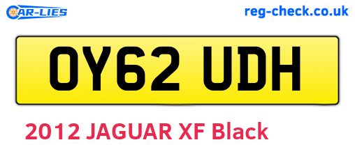 OY62UDH are the vehicle registration plates.