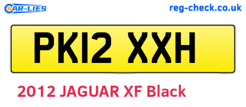 PK12XXH are the vehicle registration plates.
