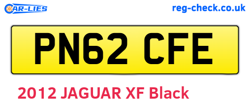 PN62CFE are the vehicle registration plates.
