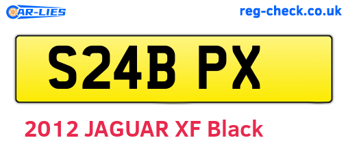 S24BPX are the vehicle registration plates.