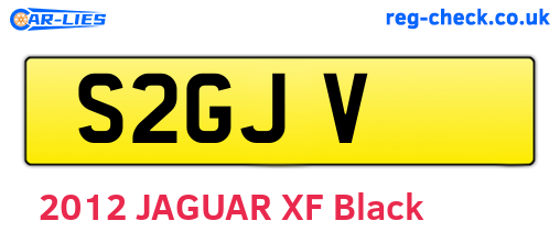 S2GJV are the vehicle registration plates.