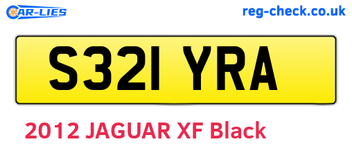 S321YRA are the vehicle registration plates.
