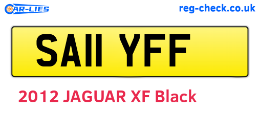 SA11YFF are the vehicle registration plates.