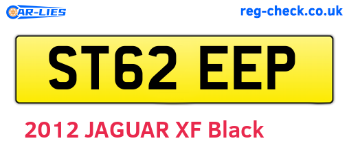 ST62EEP are the vehicle registration plates.