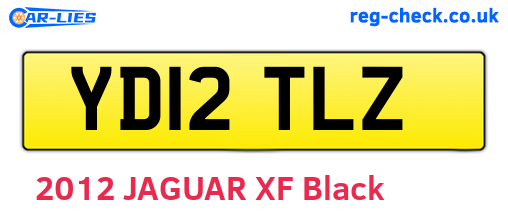 YD12TLZ are the vehicle registration plates.