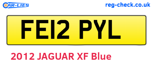 FE12PYL are the vehicle registration plates.