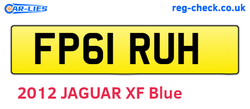 FP61RUH are the vehicle registration plates.
