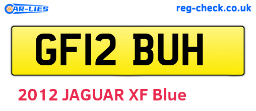 GF12BUH are the vehicle registration plates.