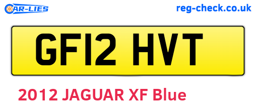GF12HVT are the vehicle registration plates.