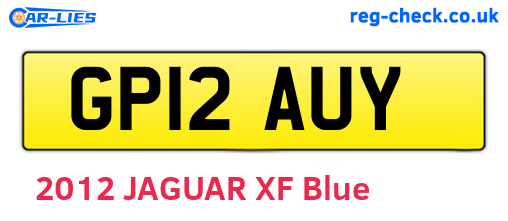 GP12AUY are the vehicle registration plates.